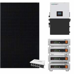 6-Panel,12KW Luxpower Inverter, Pytes Lithium Battery, Hybrid Off-Grid Kit
